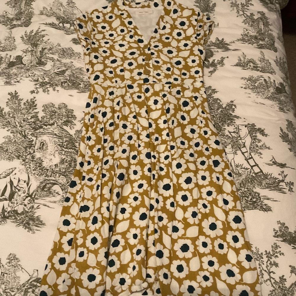 Beautiful printed dress from Seasalt Cornwall, UK 8 / US 4 petite